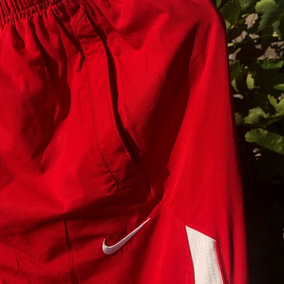 Nike Red Sweatpants Drawstrings+cuff adjuster - Picture 5 of 14